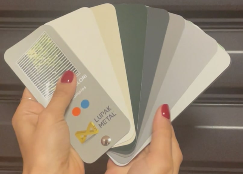Colori e kit per frangisole impacchettabili personalizzabili Lupak Metal