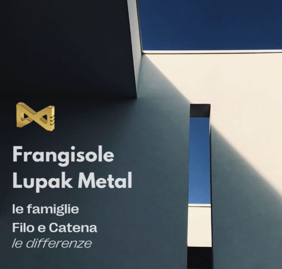 Sistemi frangisole a filo e a catena per il comfort abitativo